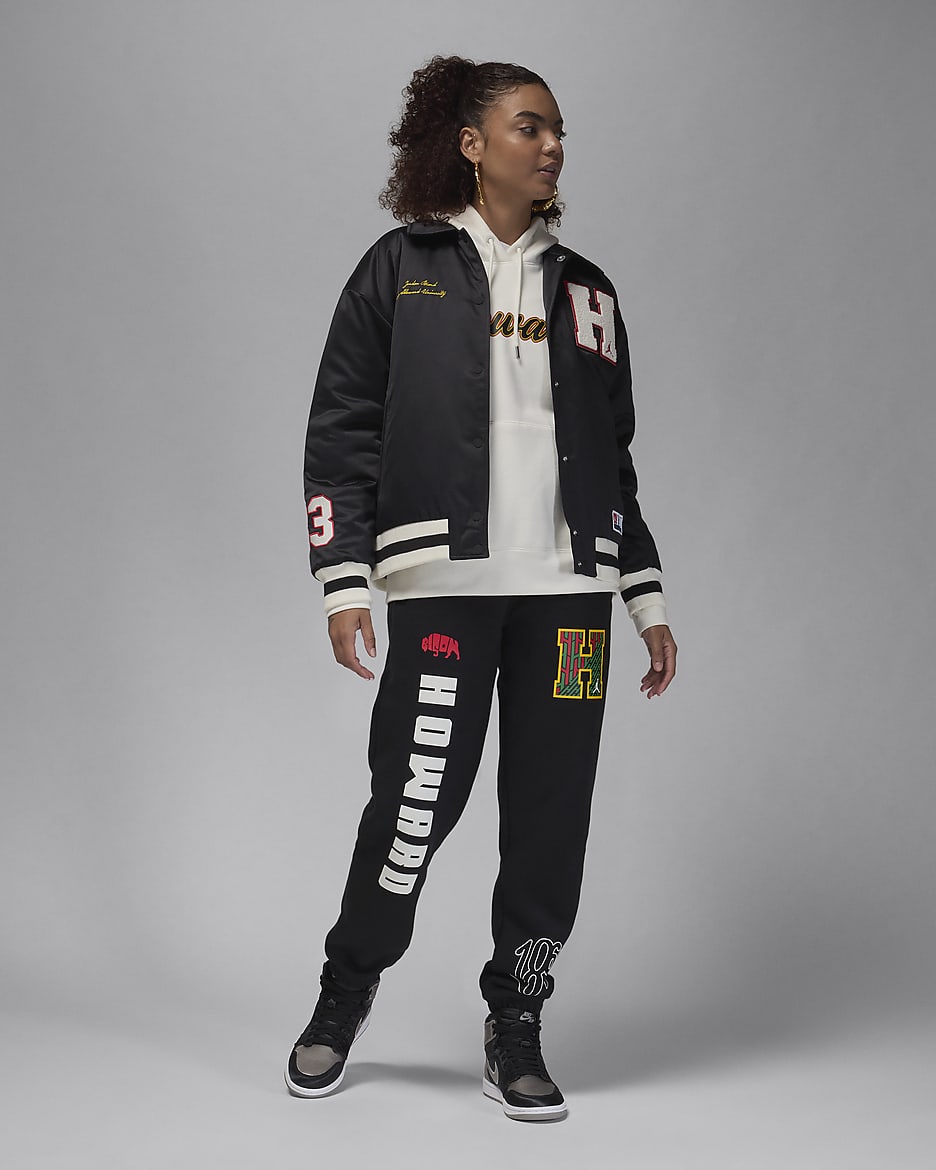 Jordan x Howard University Women s Varsity Jacket. Nike